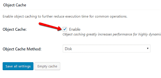 object cache